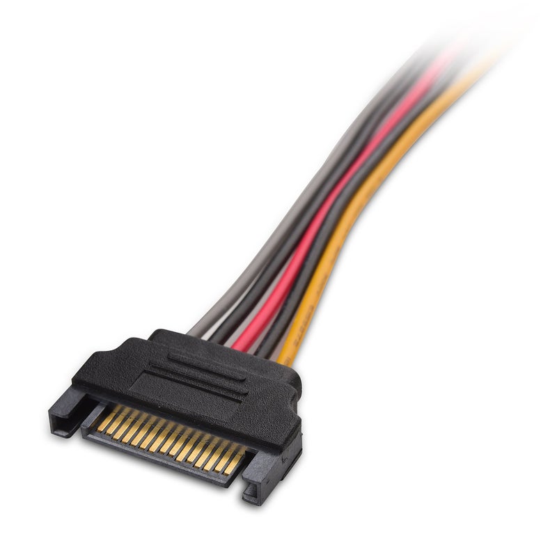 Cable Matters 3-Pack 15 Pin SATA Power Extension Cable - 8 Inches, SATA Power Cable for Hard Drive and SSD - Image 3